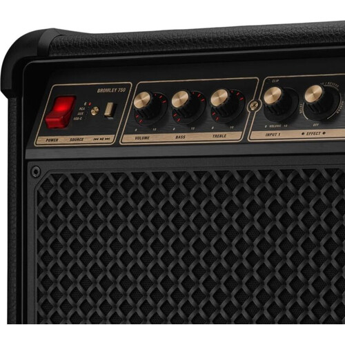 Колонка Marshall BROMLEY 750 Black and brass, изображение 3