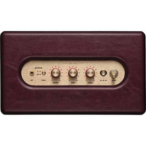 Колонка Marshall ACTON III Burgundy, Цвет: Бургундия, изображение 4