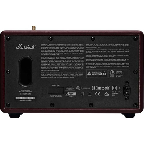 Колонка Marshall ACTON III Burgundy, Цвет: Бургундия, изображение 6