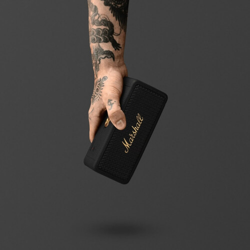 Колонка Marshall EMBERTON II Black and brass, Цвет: Черный/латунь, изображение 8