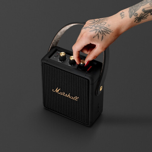 Колонка Marshall STOCKWELL II Black and brass, Цвет: Черный/латунь, изображение 5