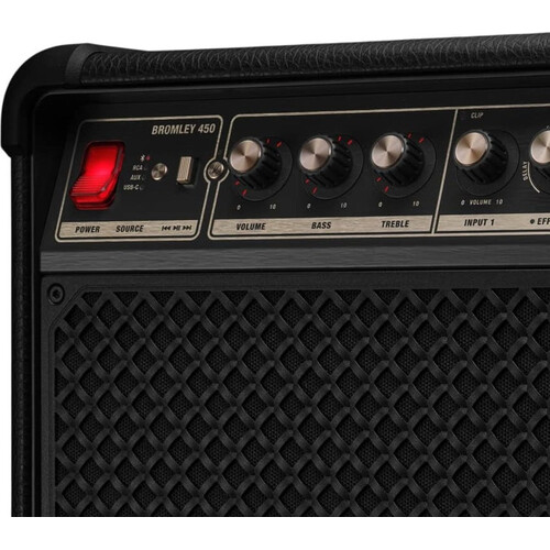 Колонка Marshall BROMLEY 450 Black and brass, изображение 3