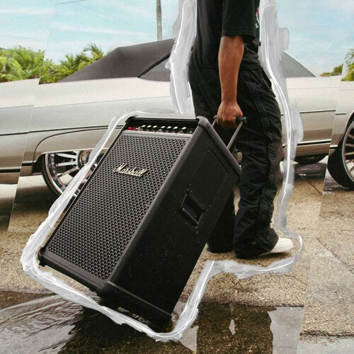 Колонка Marshall BROMLEY 750 Black and brass, изображение 2