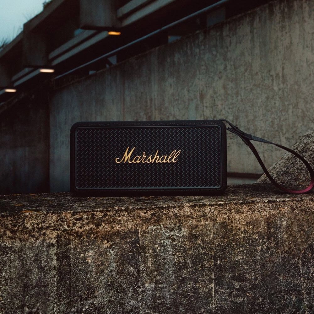 Колонка Marshall MIDDLETON II Black and brass - Покупайте в