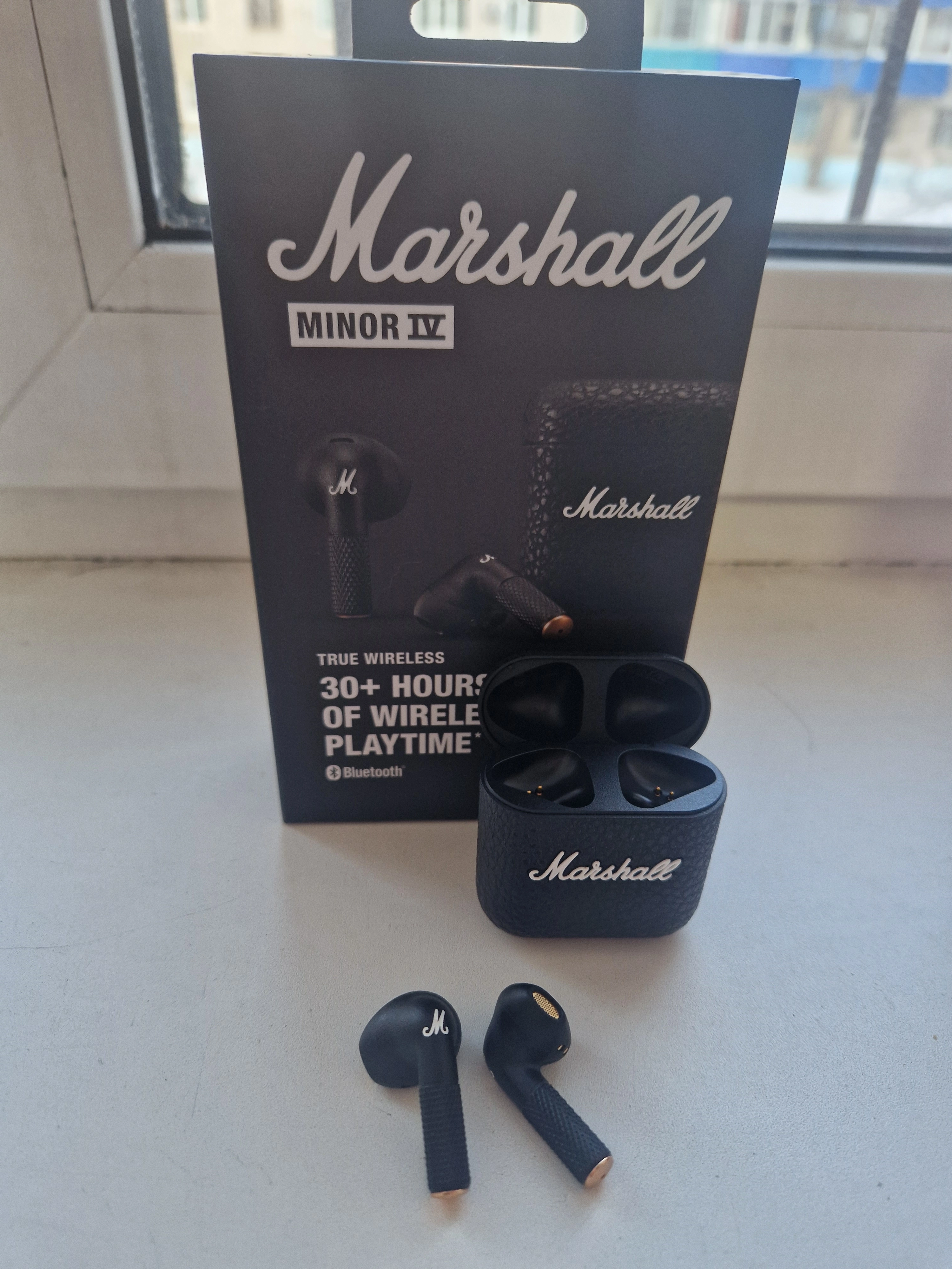 Наушники Marshall MINOR IV Black - Покупайте в официальном